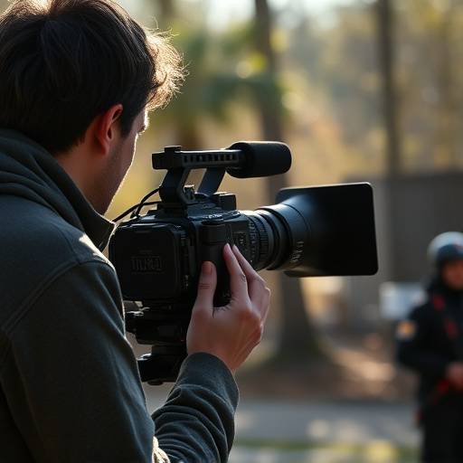 Image d'une sc√®ne de tournage r√©alis√©e par un √©l√®ve